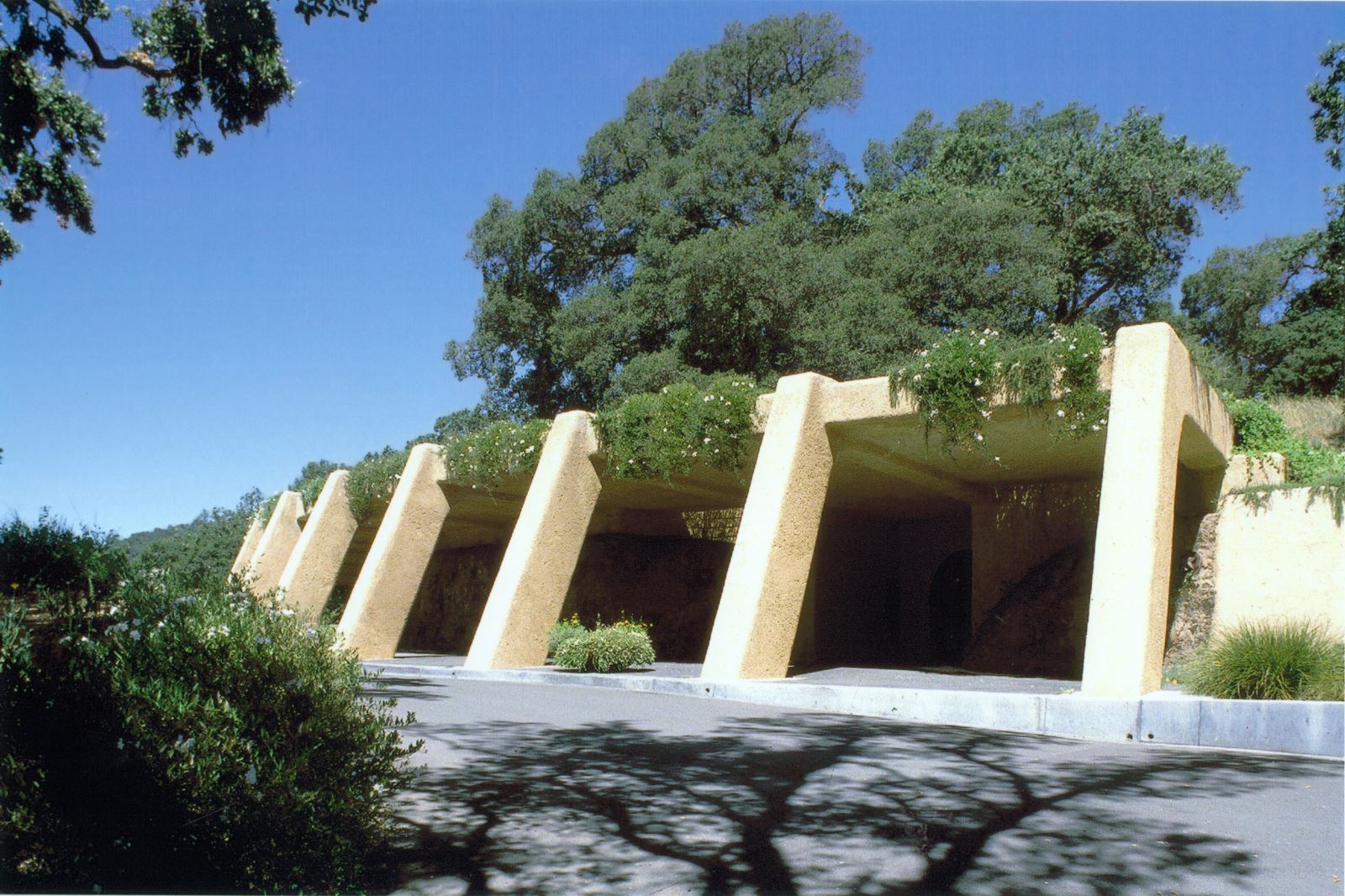 Stag’s Leap Wine Cellar’s Cave Entry & Shade Structure
