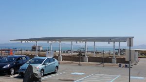 Romberg Solar Canopy, Tiburon, CA, solar array, photovoltaic, renewable energy, Interactive Resources, structural engineering