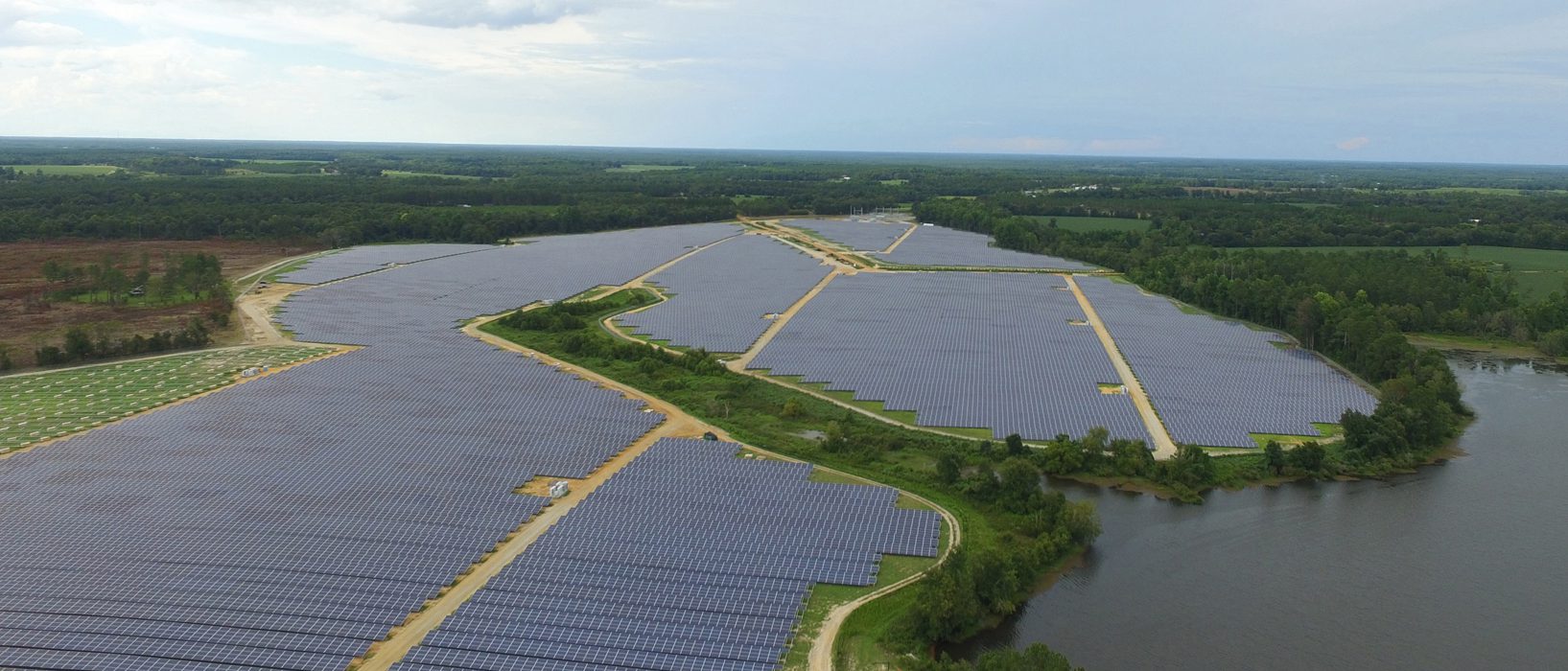 Live Oak Large Ground Mount Solar Array, Candler County, Georgia, solar array, renewable energy, photovoltaic, Interactive Resources, structural engineering
