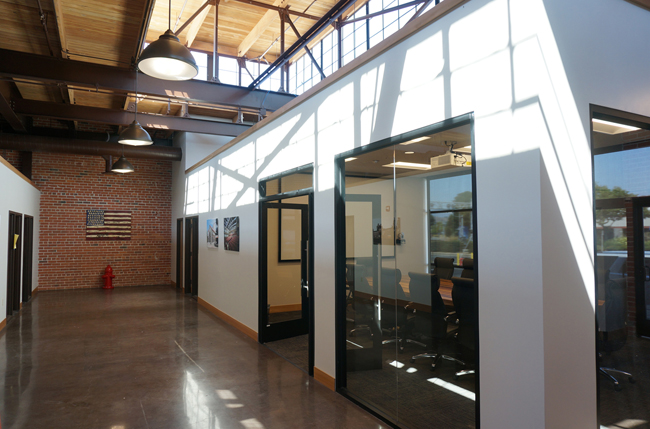 Alten Construction Office Remodel, Richmond, CA, Industrial Warehouse, Historic Brick Building, Office Space, Alten Construction, Interactive Resources, Architectural Design