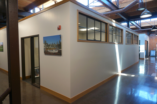 Alten Construction Office Remodel, Richmond, CA, Industrial Warehouse, Historic Brick Building, Office Space, Alten Construction, Interactive Resources, Architectural Design