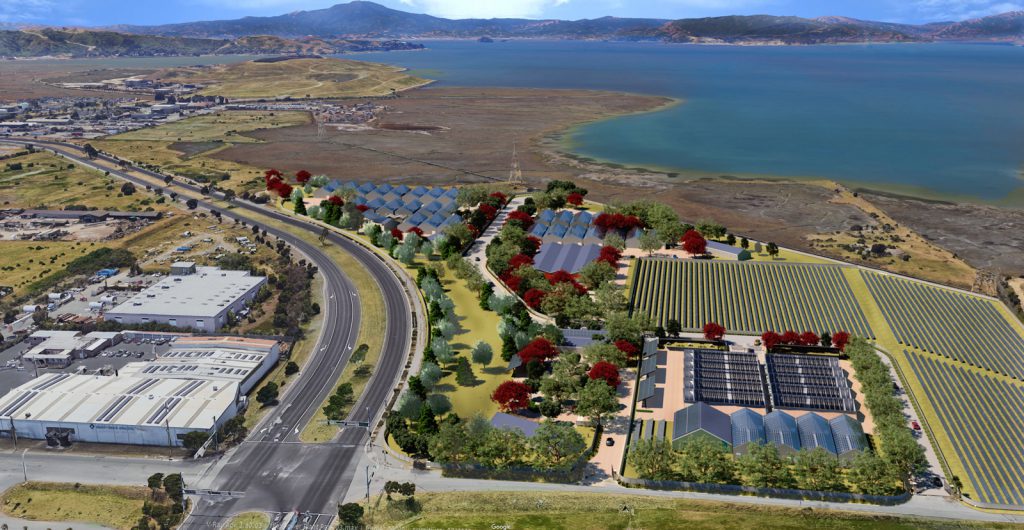 PowerPlant Park, Richmond, CA, planned cannabis agricultural community and campus