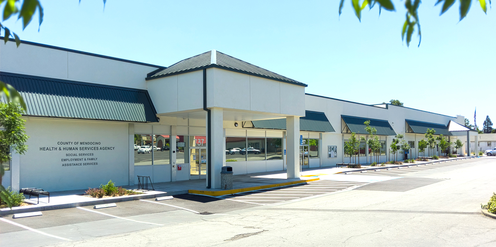 County of Mendocino Health and Human Services – Yokayo Building Front Canopy Investigation and Repair Design